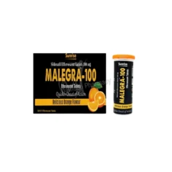 Malegra Effervescent 100mg Box & Tube