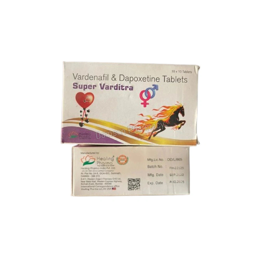 Super Varditra 80mg Vardenafil & Dapoxetine Tablets Super Varditra 80mg Vardenafil & Dapoxetine Tablets 4