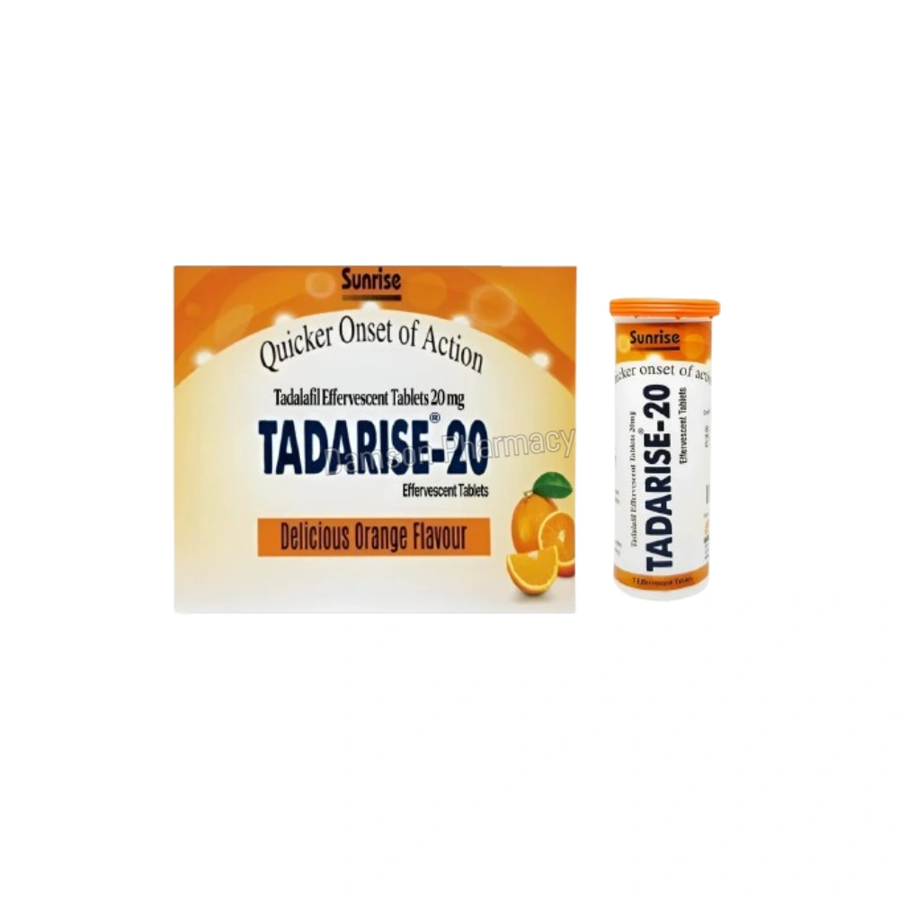 Tadarise Effervescent 20mg Tadalafil Tablets - Image 2