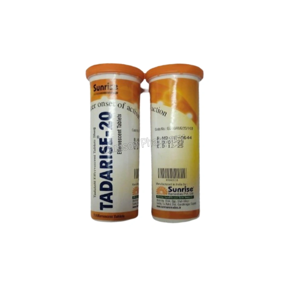 Tadarise Effervescent 20mg Tadalafil Tablets - Image 4