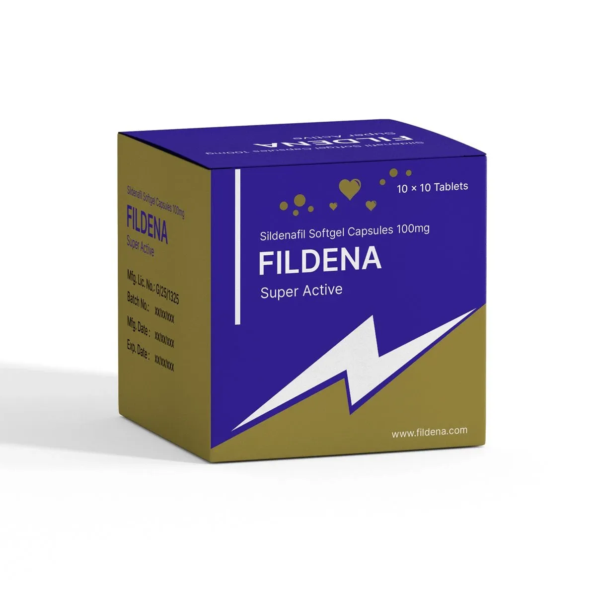 Fildena Super Active 100mg Capsules