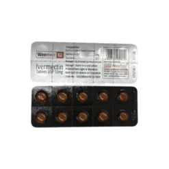 Weemect 12mg Front & Back Strip Image