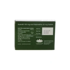 Super Avacare 160mg Box Back View