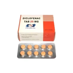 Diclofenac 25mg Box With Blister Strips