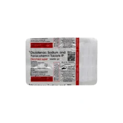 Diclofenac & Paracetamol 550mg Strip Back Image