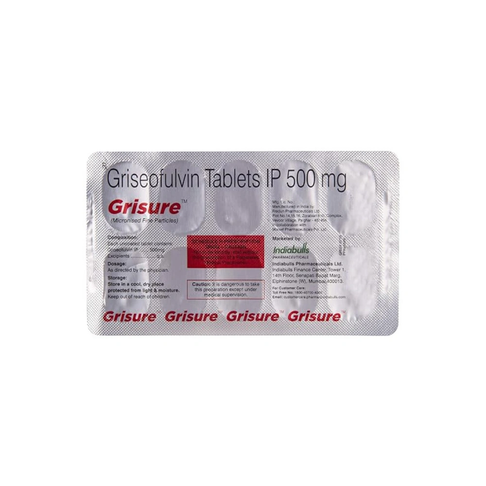 Griseofulvin 500mg Blister Packaging