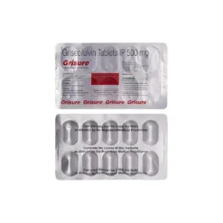 Griseofulvin 500mg Front & Back Strip View