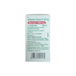 Meropenem 500mg Box Packaging