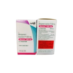 Meropenem 500mg Box Packaging