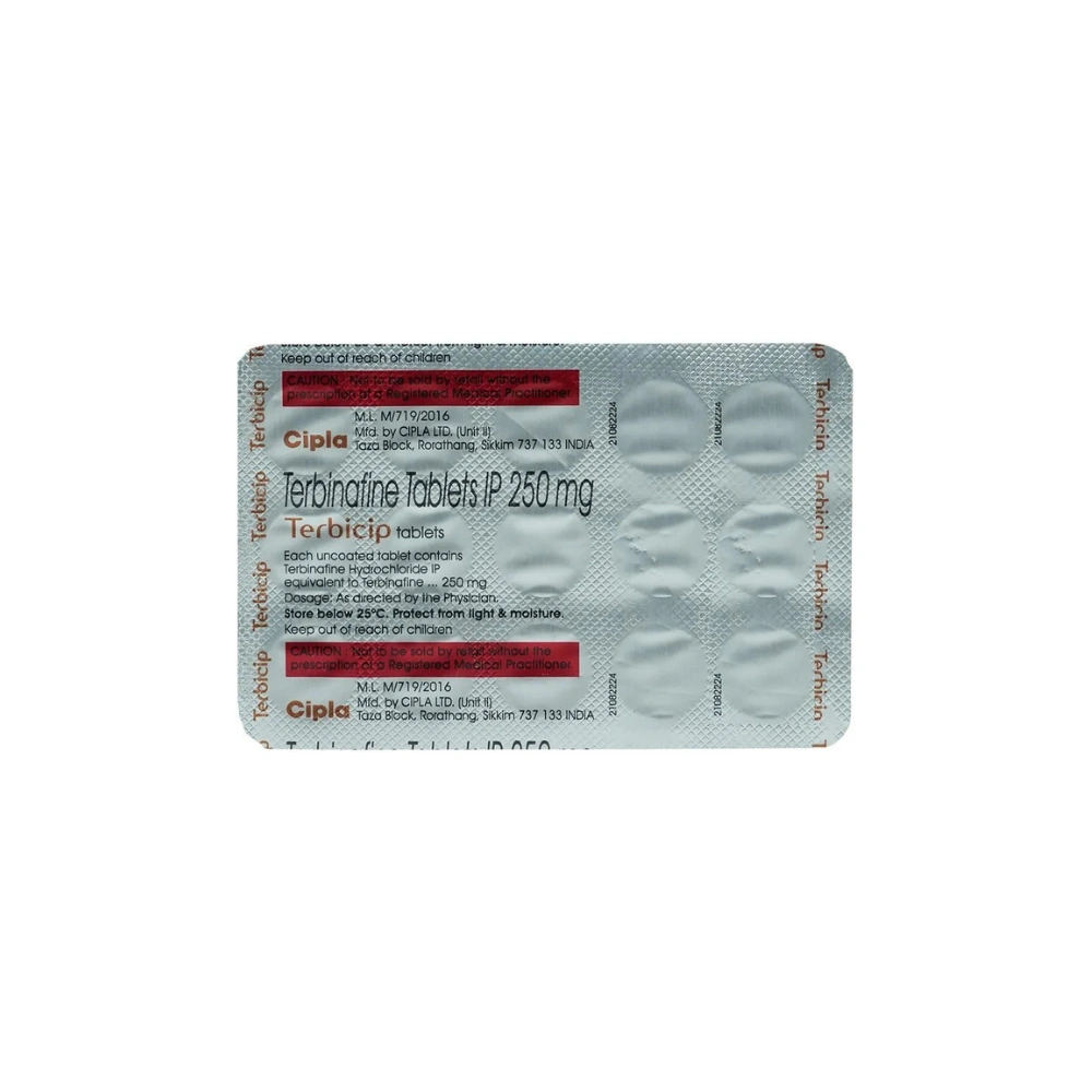 Terbinafine 250mg Blister Packaging